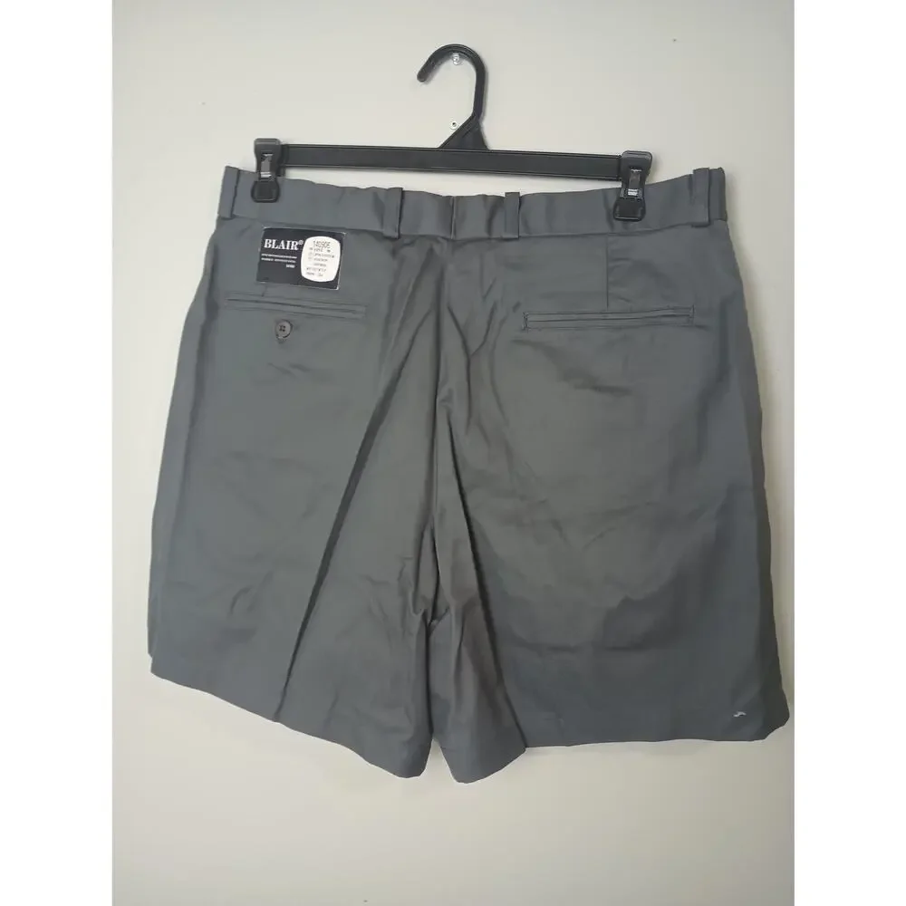 NWT Vintage Blair Gray Men’s Shorts Size 38 70s 80s‎ Dress Shorts Church Holiday